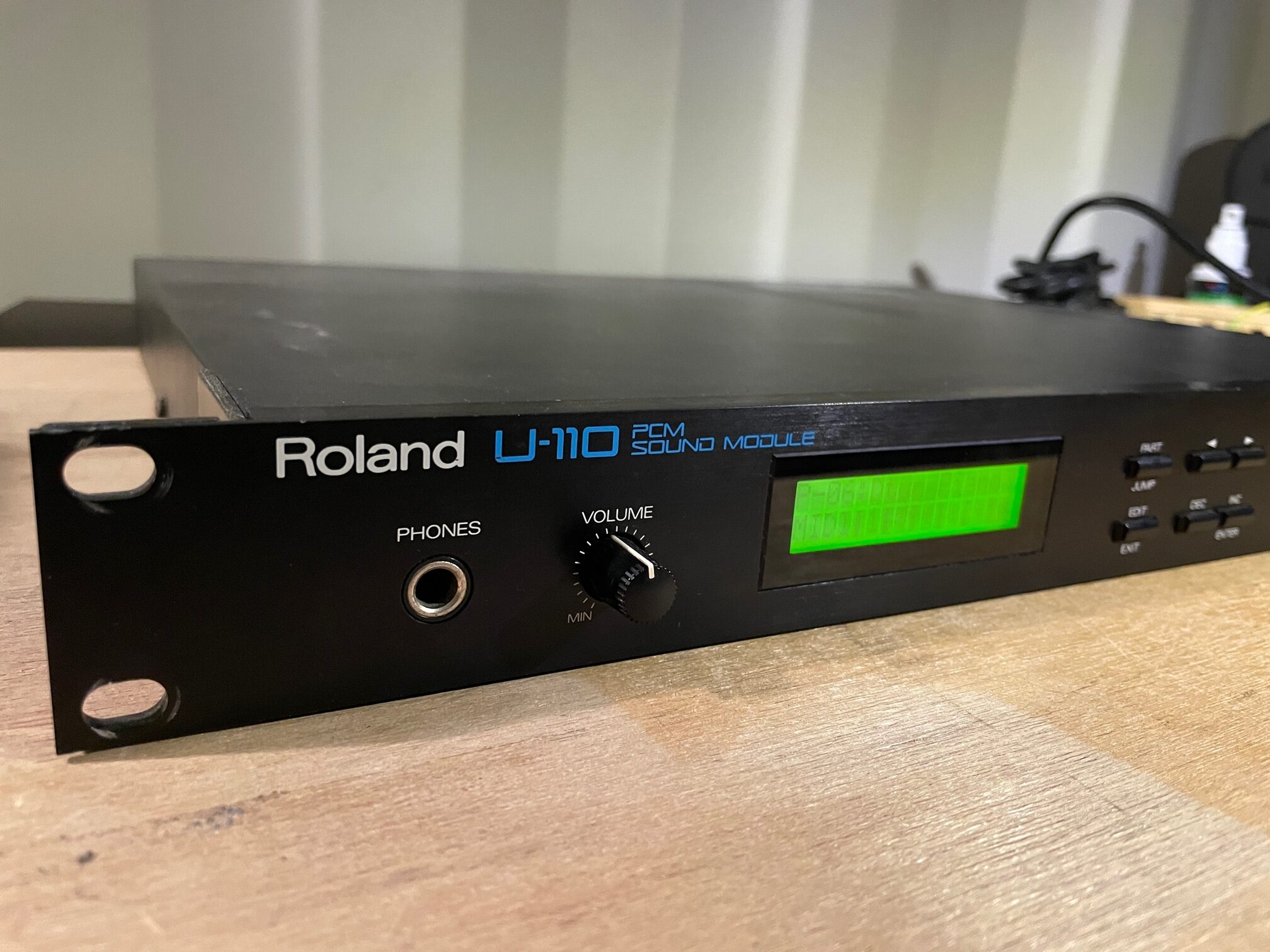 Roland U-110 PCM Sound Module 1988 – 1990 – Black